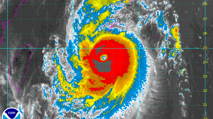 Typhoon Chaba Direct Hit on Okinawa Likely Monday; Mid-Week Threat for Mainland Japan