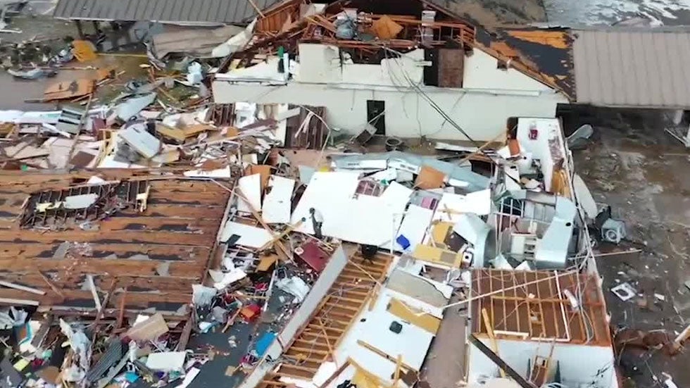 Twisters Touch Down in LA, MS, 1 Dead