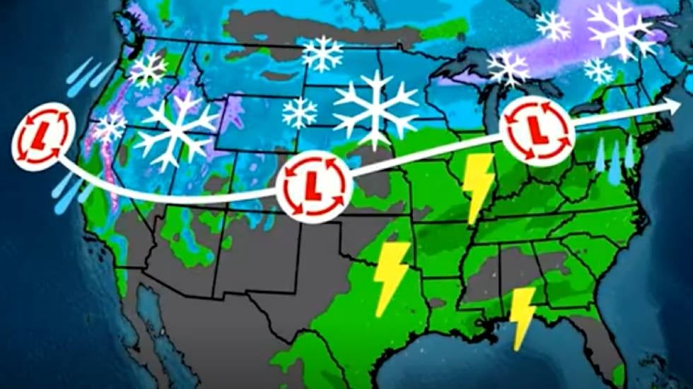Coast-To-Coast Storm Making Eastward Track This Week