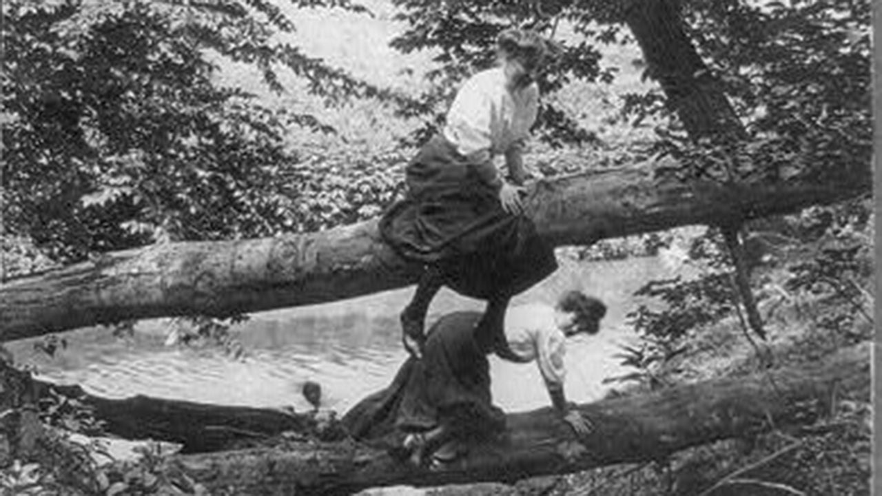 Wild Photos of Hikers of the Past