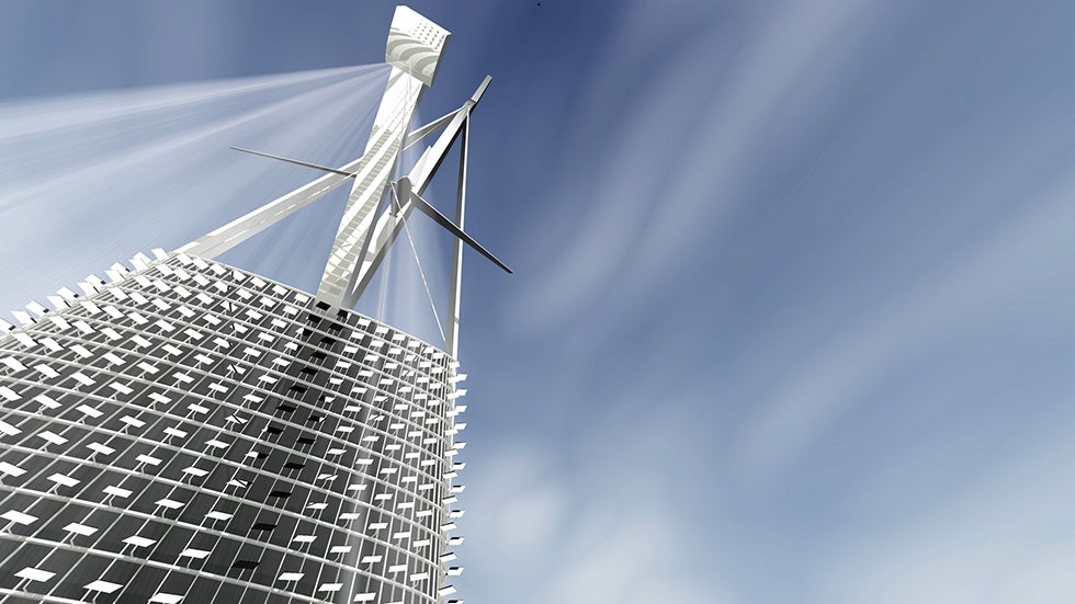 10MW Tower in Dubai: Live In a Skyscraper That Acts as a Power Plant