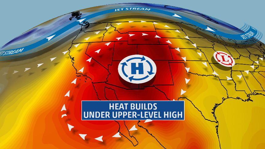 Year's First Significant Heat Wave Ongoing in the Southwest; 120-Degree ...