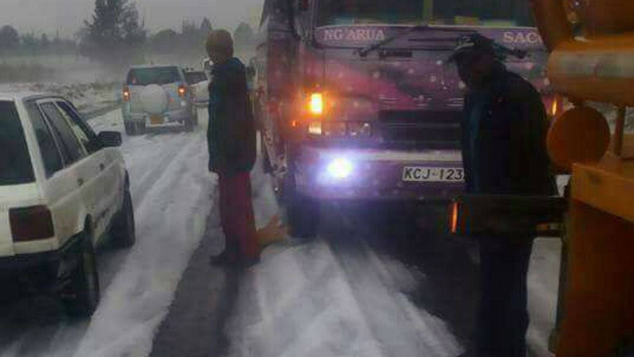 Kenya Goes Crazy When 'Snow' Falls The Weather Channel