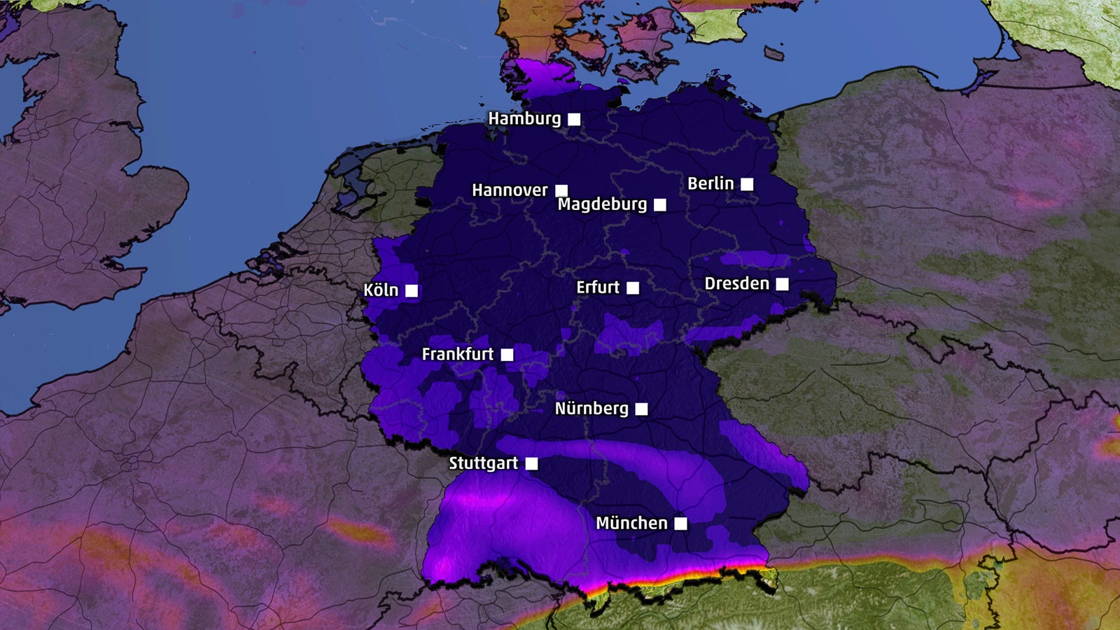 Über 124 km/h Der Norden erlebt stärksten Sturm seit 30 Jahren und