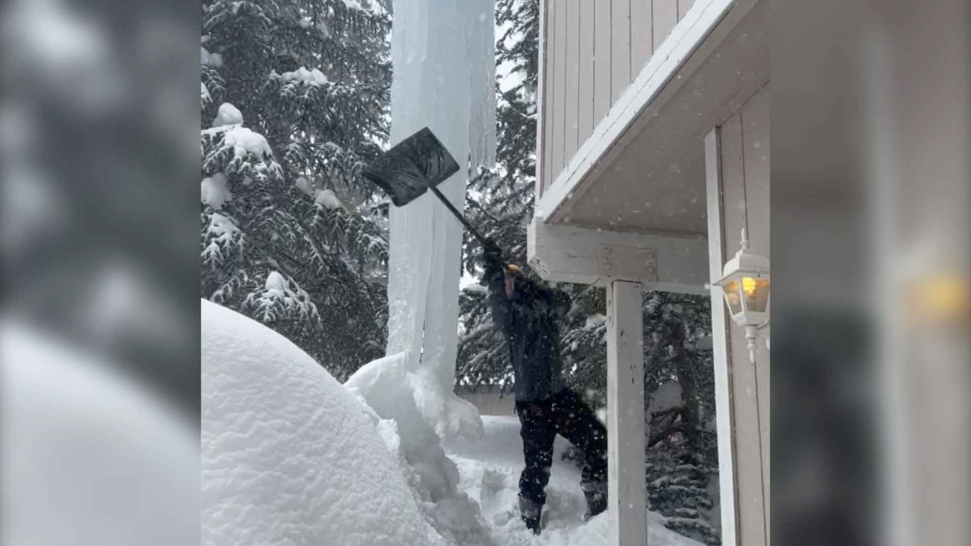 TRAGISCHES UNGL CK RIESIGER EISZAPFEN TRIFFT JUNGEN visual data 3