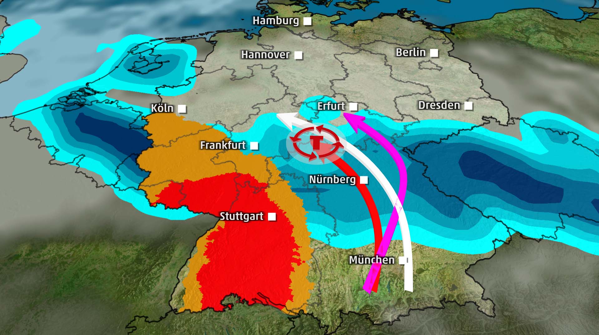MünchenTief löst Gewitter aus Was wir zu den Unwettern wissen