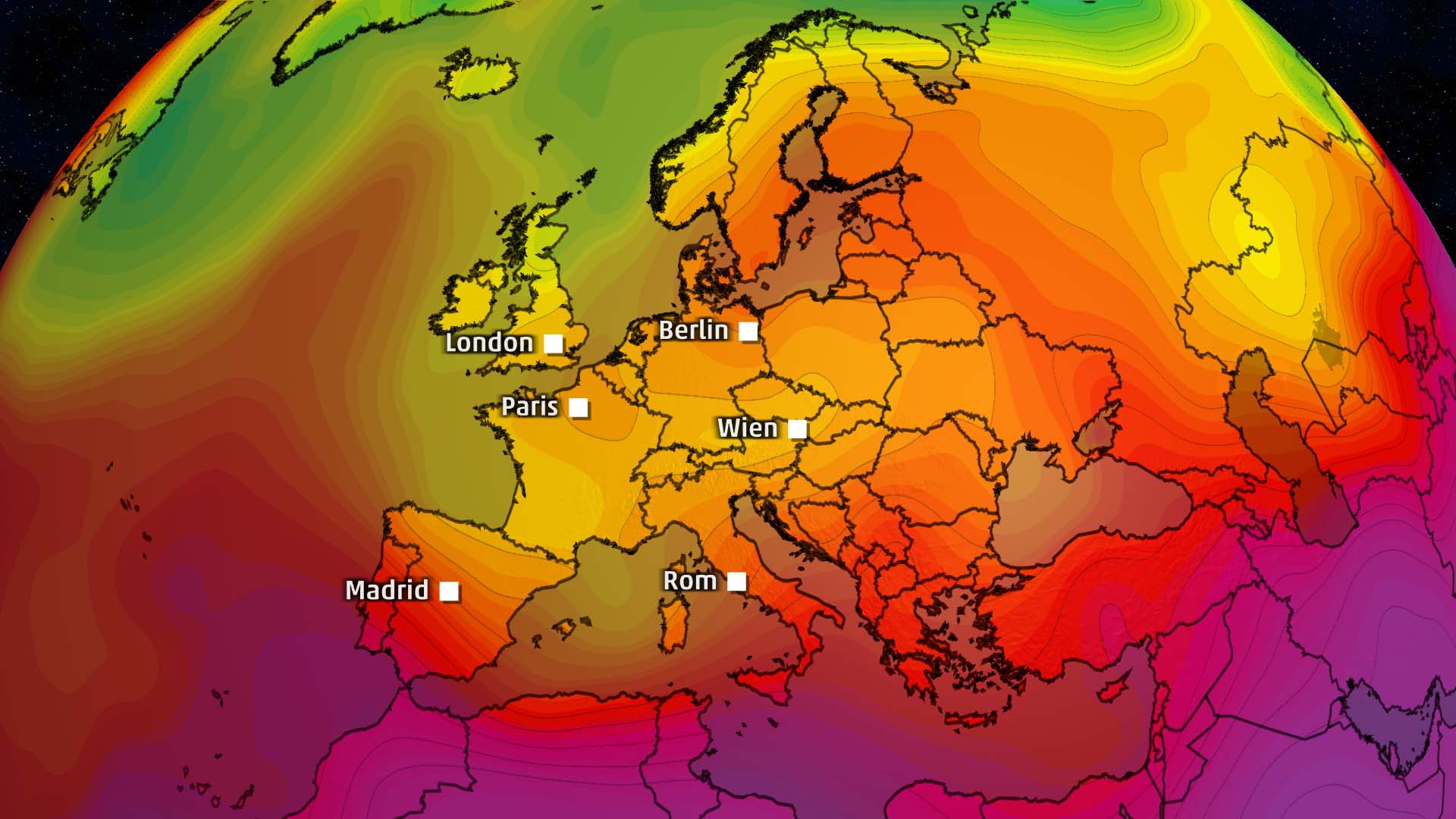 Nationaler und lokaler Wetterradar, tägliche Vorhersage, Orkane und ...