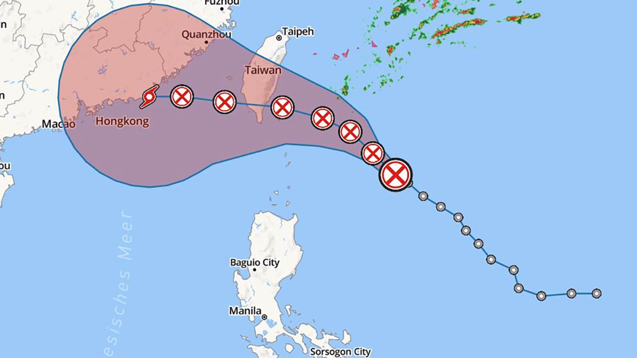 Taiwan Und Hongkong Zittern Vor Super Taifun Weather