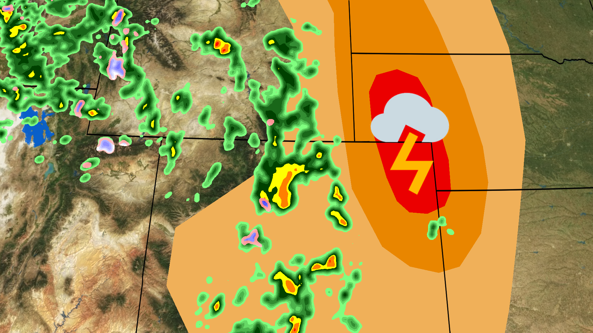 Severe Storm Threat For Denver Area On Tuesday