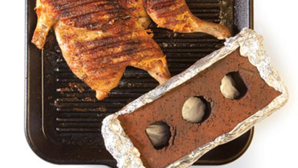 DIY BBQ: Cooking Under a Brick