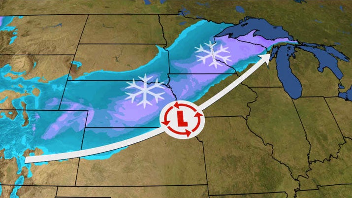Pre-Thanksgiving Snowstorm Spreading From Central Rockies to the Plains ...