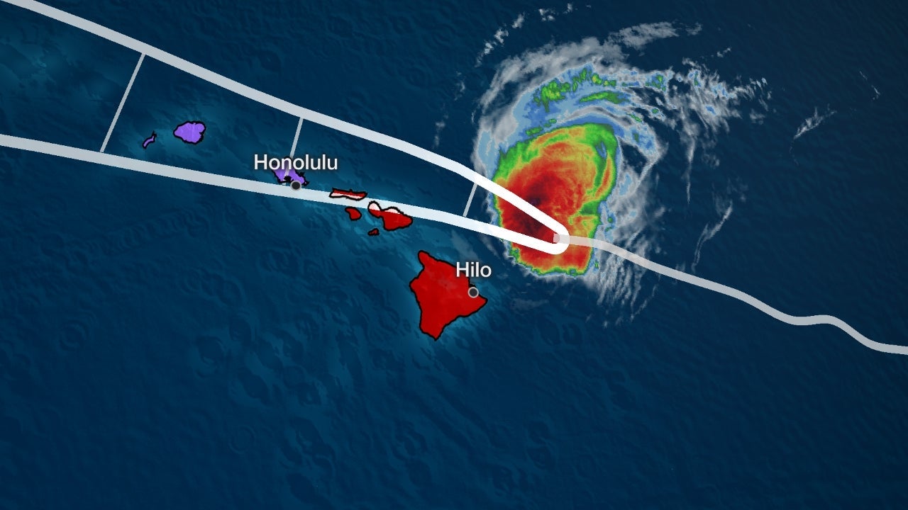 Hurricane Warnings Issued as Douglas Tracks Near the Hawaiian Islands