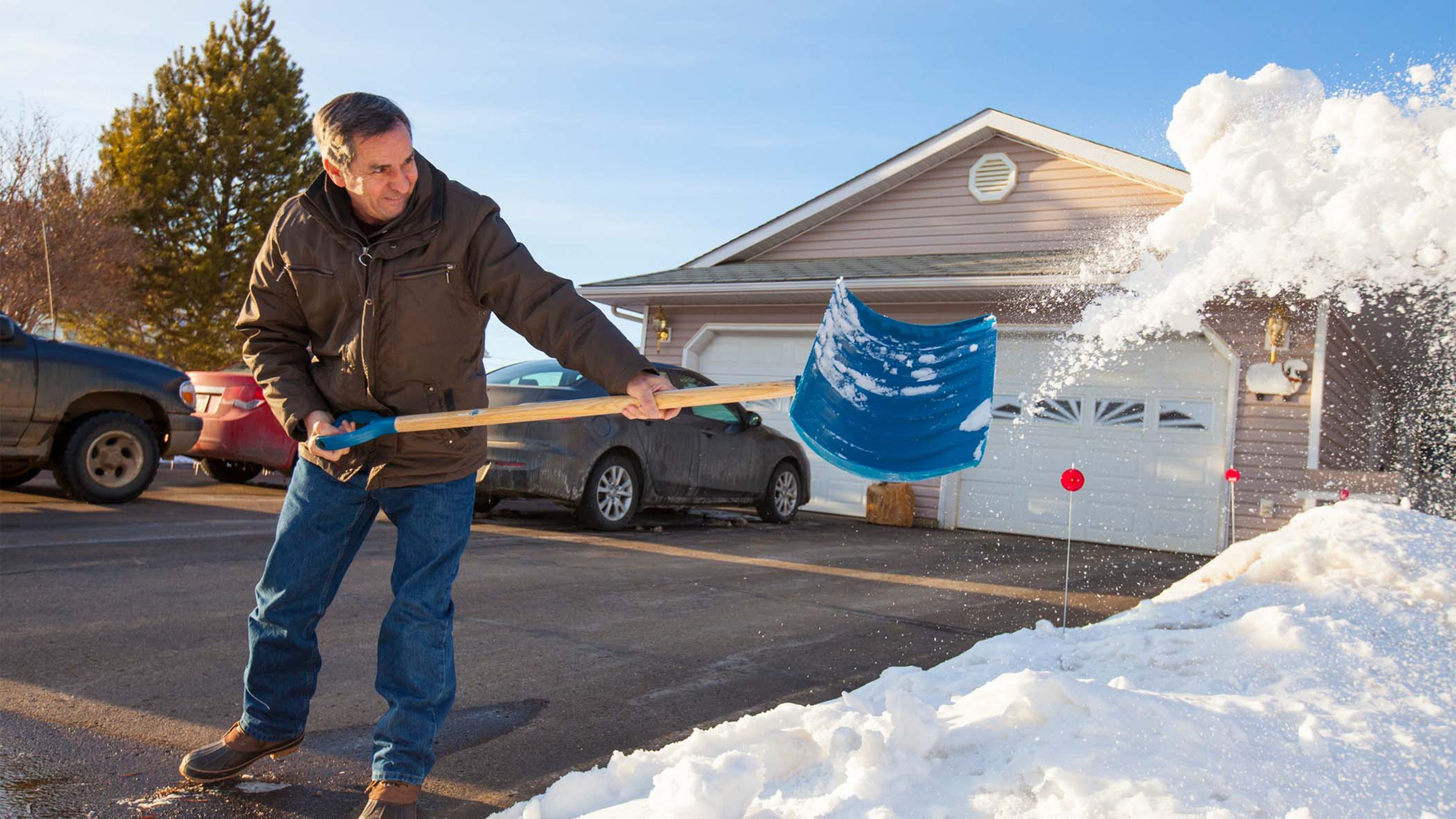 snow shoveling