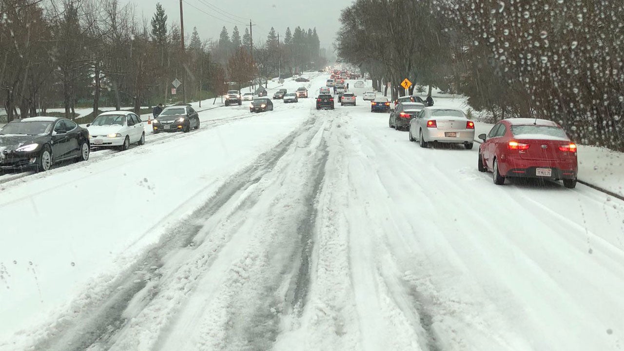 Rare Onslaught of Hail, Strong Thunderstorms Hit Sacramento