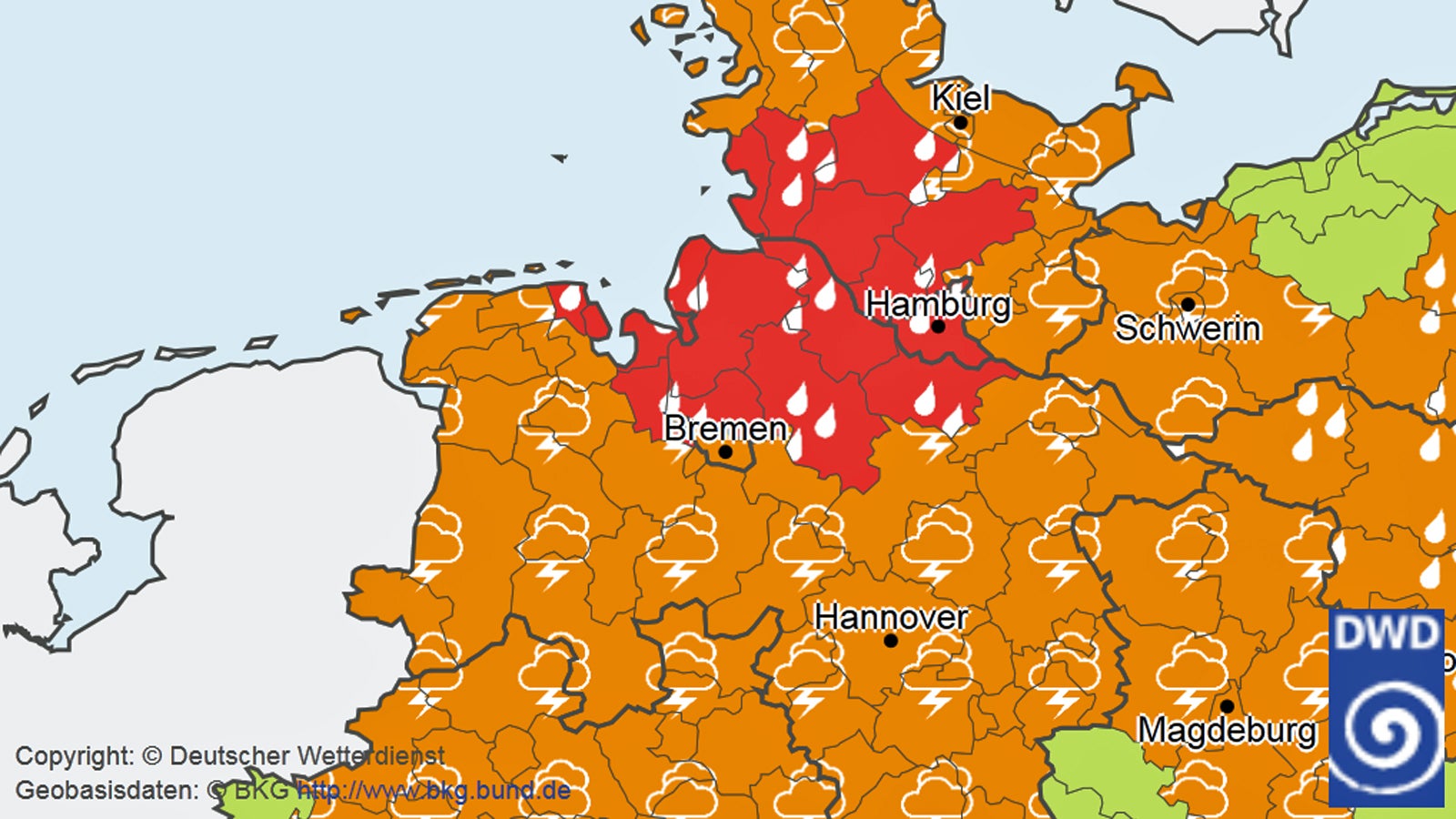 Alarmstufe Rot! In diesen Regionen es