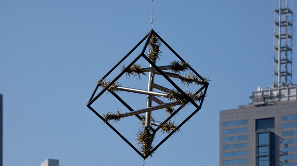 Artist Lloyd Godman's Rotating Air Garden in Melbourne: When Science and Art Collide (PHOTOS)