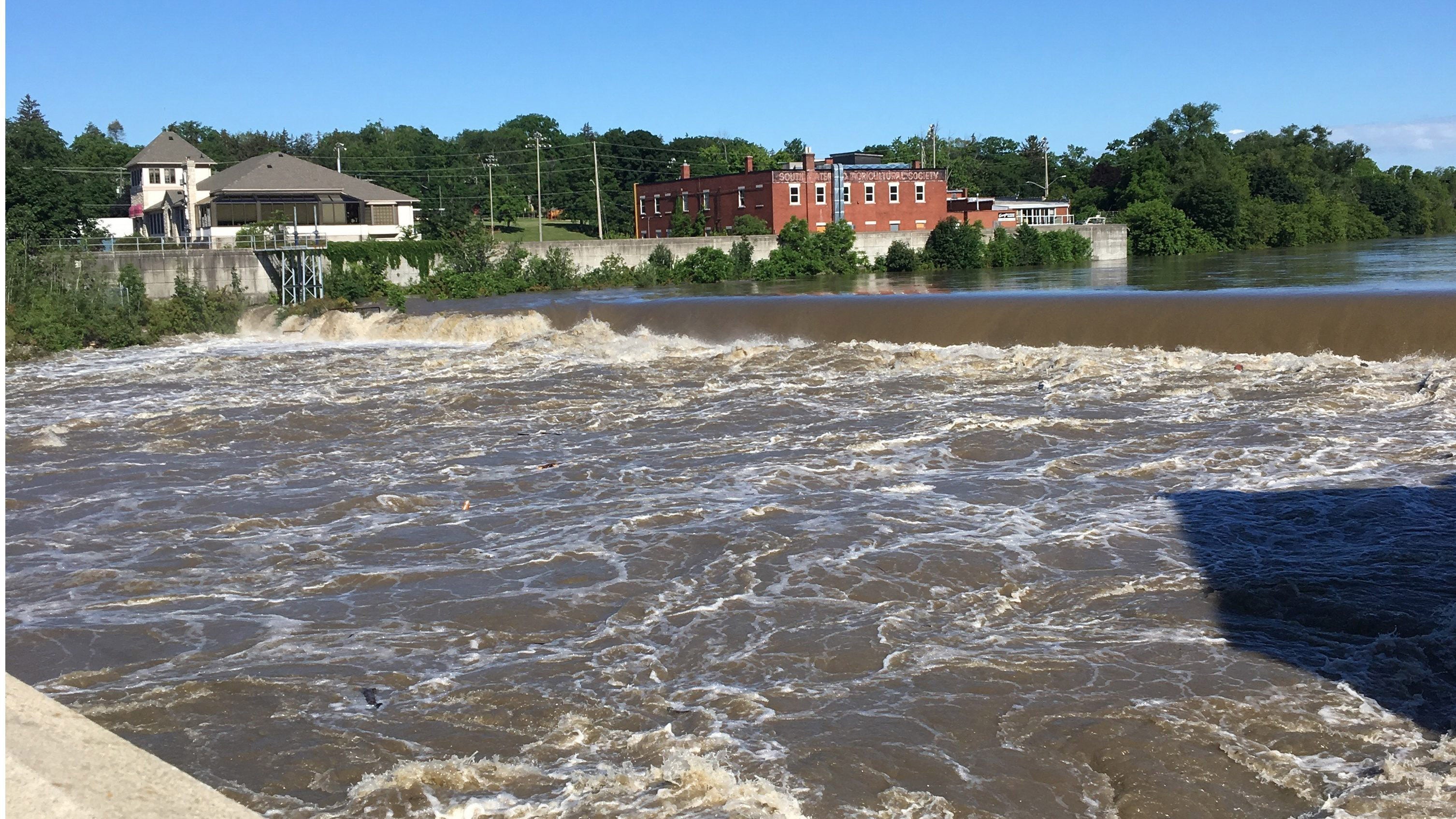 Grand River Waters Levels High After Storm