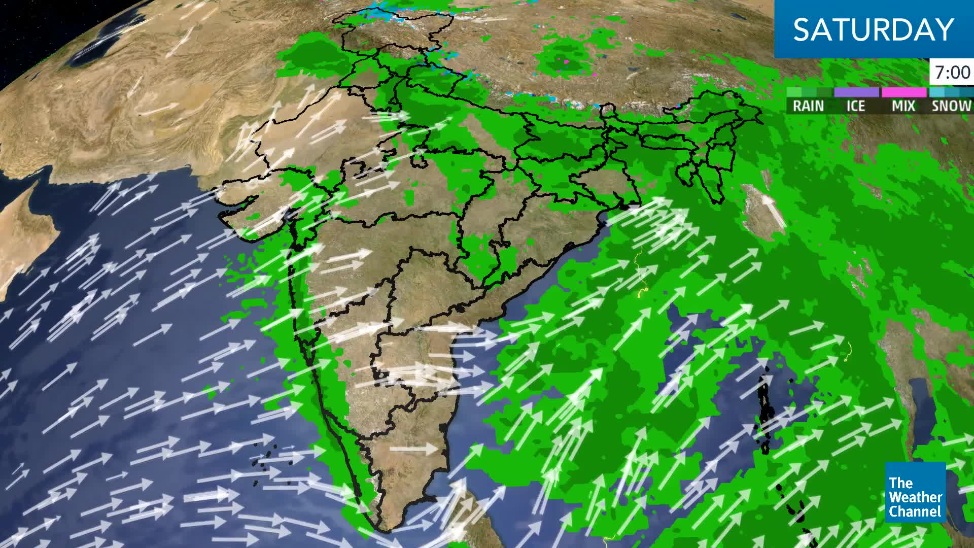 Wet Weather Intensifying in the North