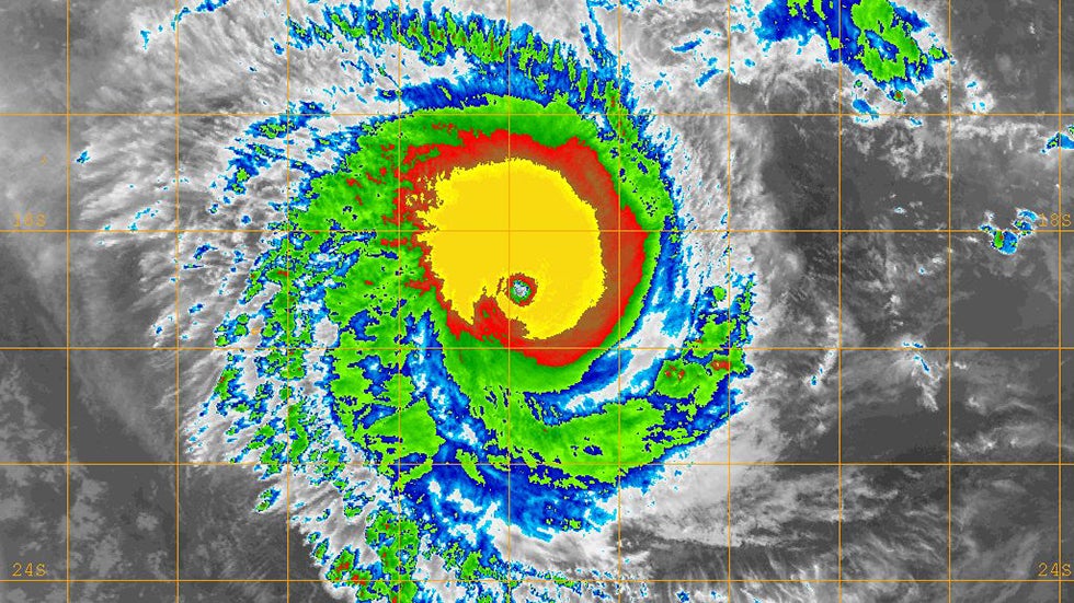 Tropical Cyclone Eunice Reaches Category 5 Status The Weather Channel