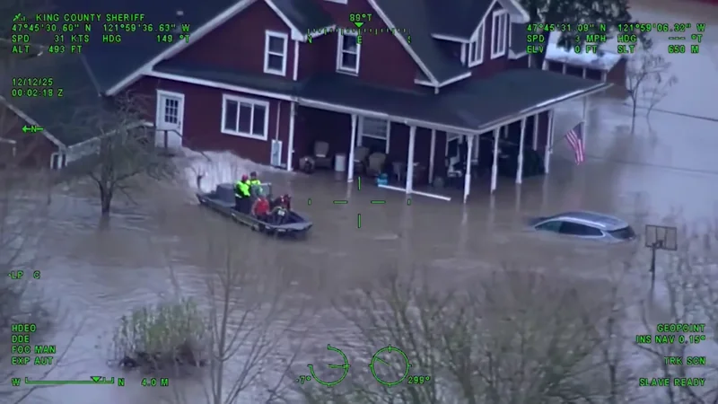 Water Rescues In Washington Amid Catastrophic Floods