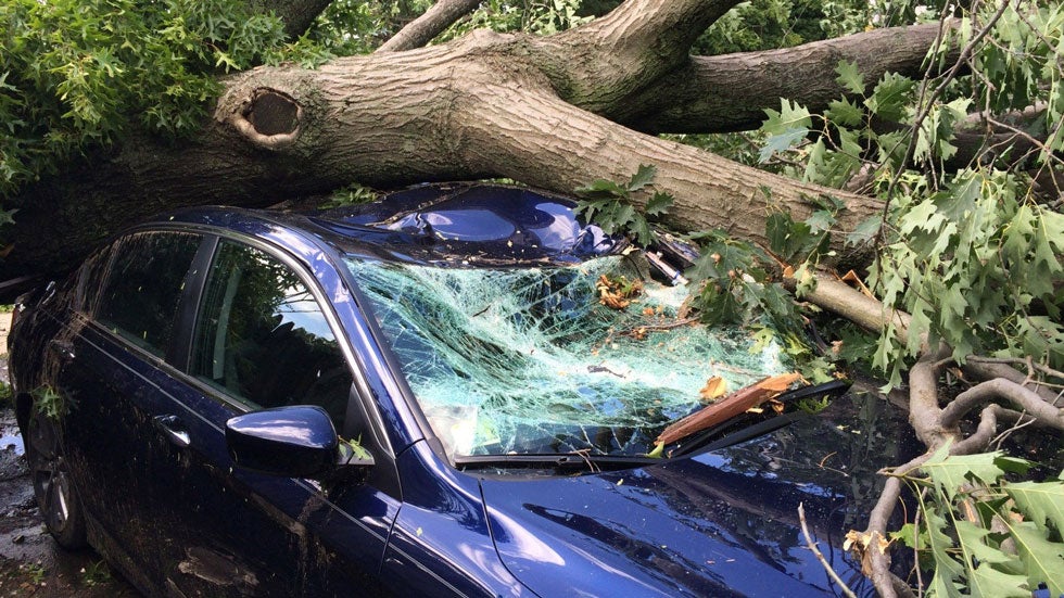 EF2 Tornado Hits Boston Suburb of Revere, Massachusetts, Damaging At ...