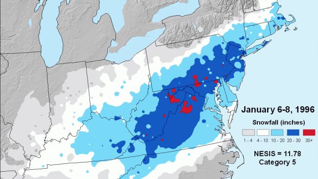 Ranking the Most Extreme U.S. Winter Storms