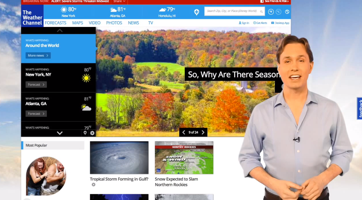 Video Tutorial for the New Weather.com | The Weather Channel