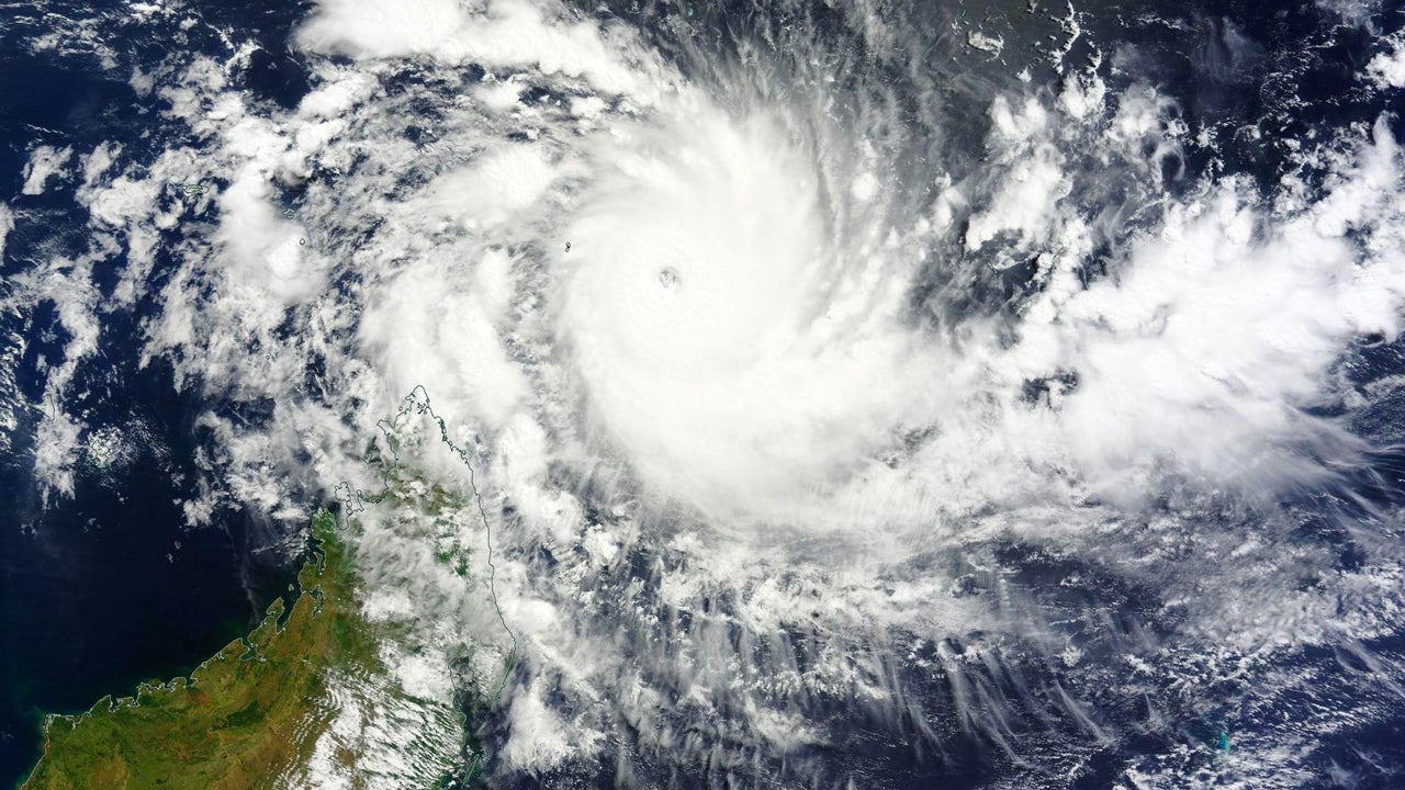 Satellite Images Illustrate the Power of Category 5 Tropical Cyclone ...
