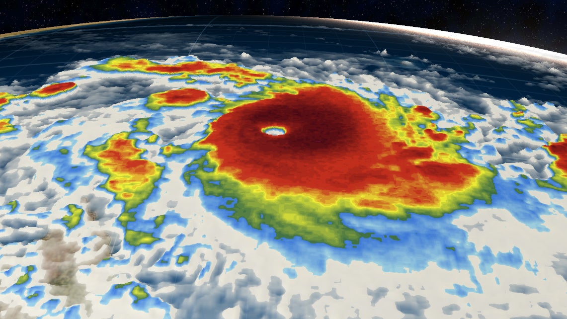 Satellite Images Illustrate the Power of Category 5 Tropical Cyclone ...
