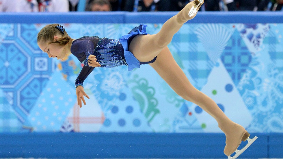 Russian Figure Skating Team Wins Gold Medal,  Julia Lipnitskaia Dazzles