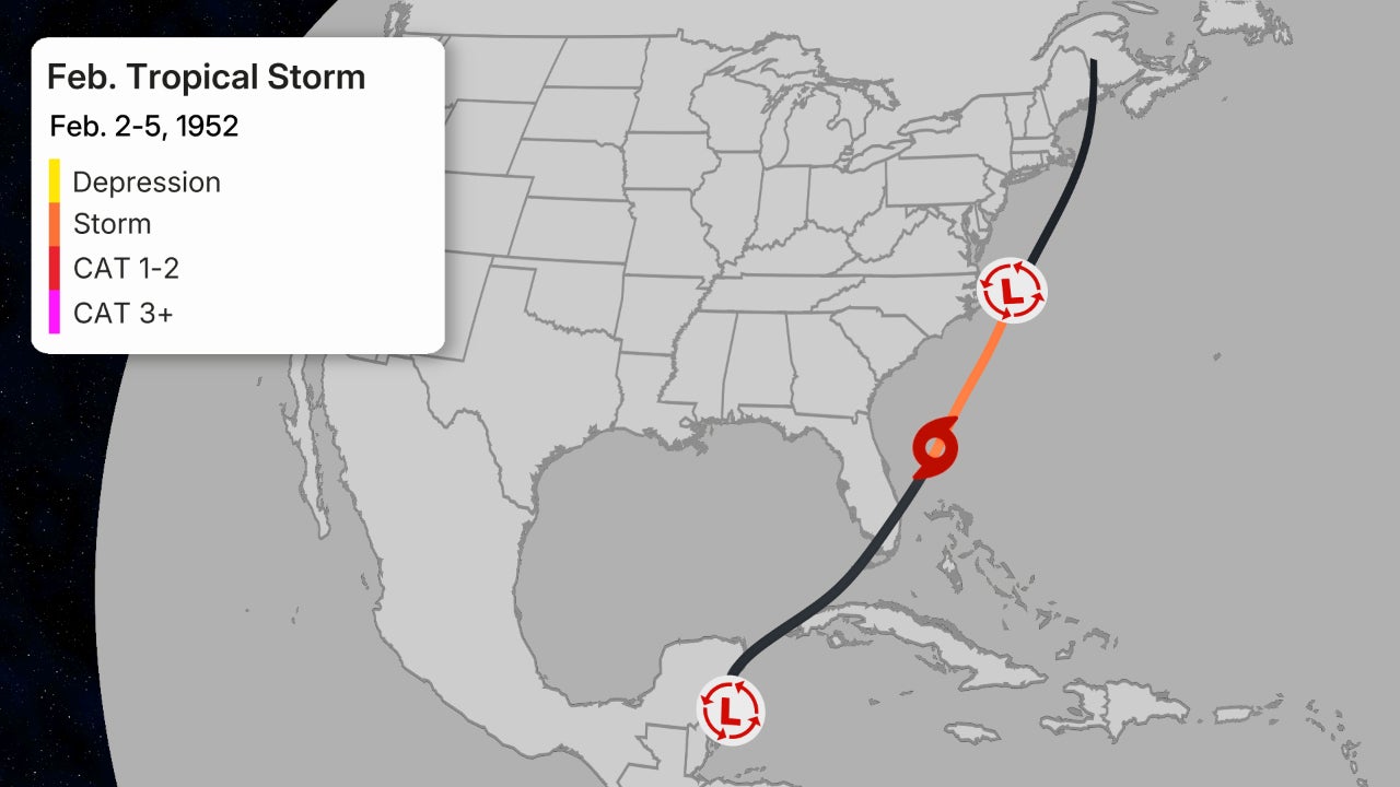 On This Date: A February Tropical Storm | Weather.com