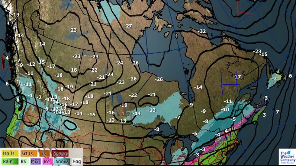 Winter Storm Mateo Could Bring Widespread Snow to Southern Ontario and Quebec