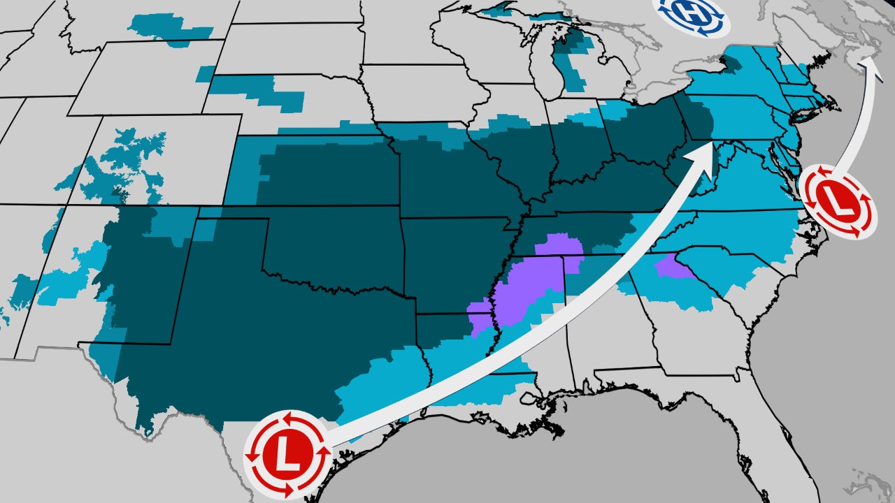 Winter Storm With 'Catastrophic' South Ice, Midwest, Northeast Heavy Snow