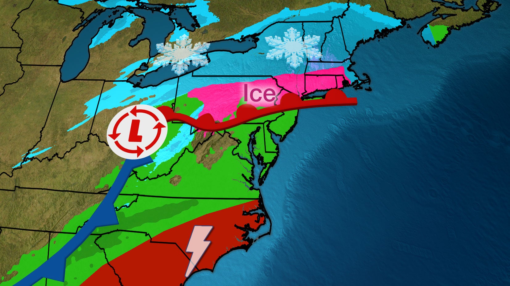 Winter Storm Spread Wintry Mess of Snow and Ice Across the Northeast Winter Storm Spread Wintry Mess of Snow and Ice Across the Northeast