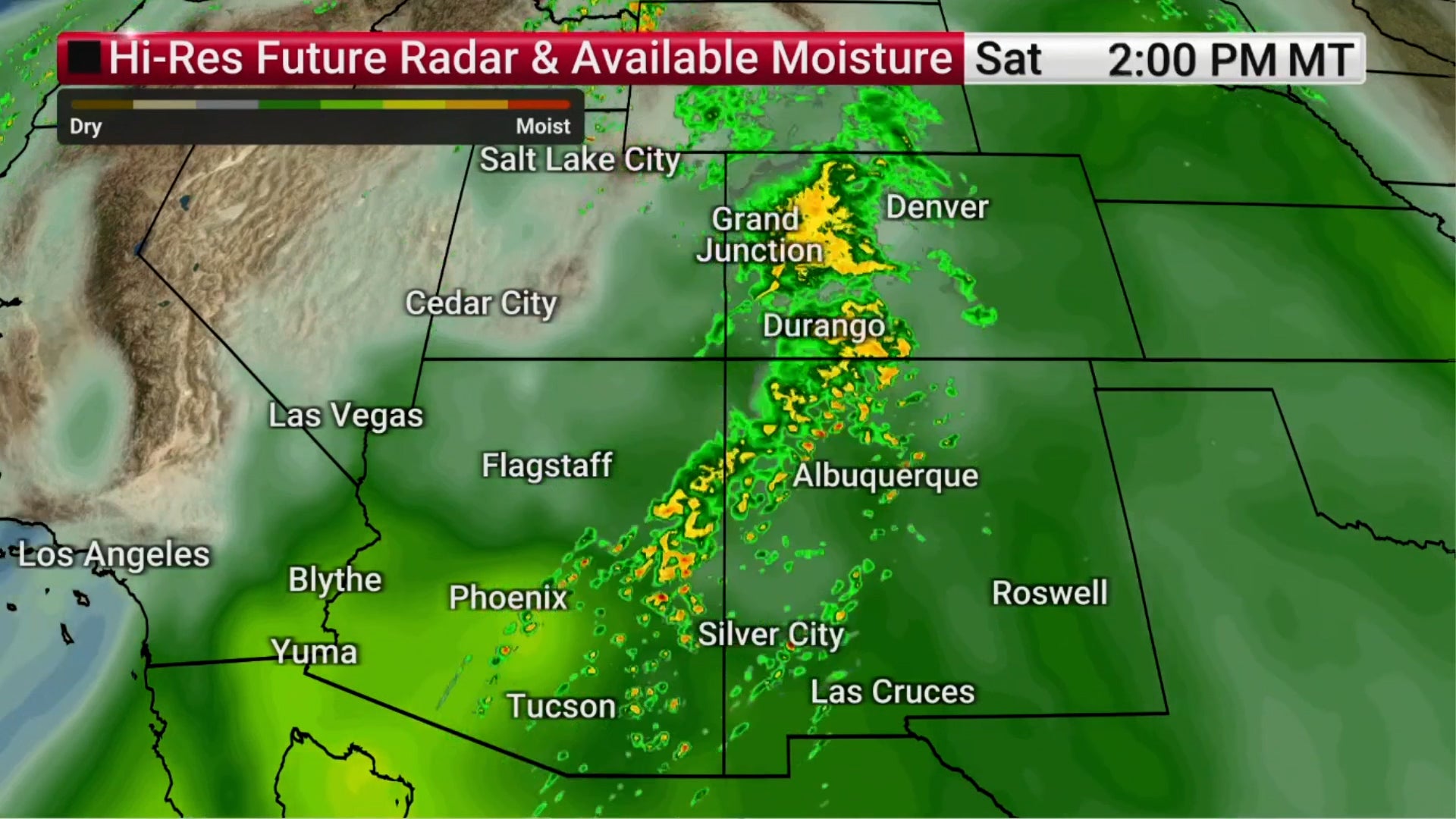 Southwest Under Flood Threat Through Early Week
