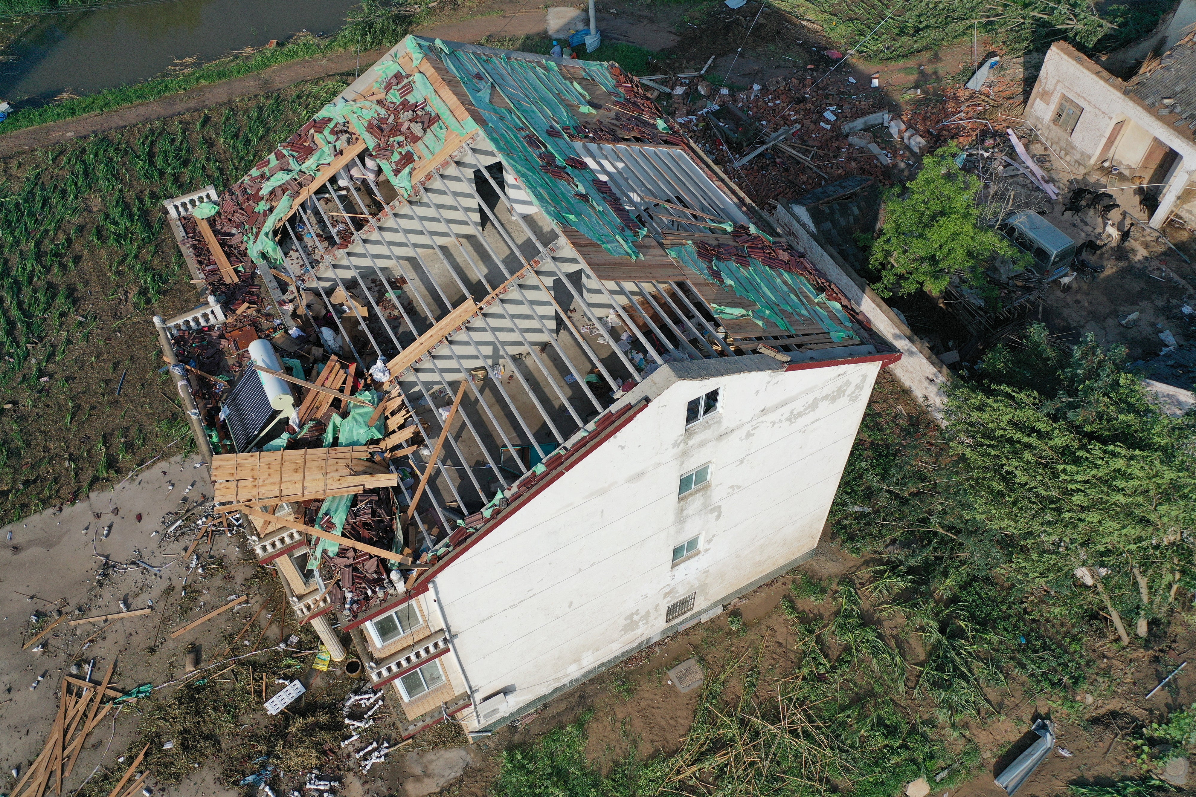 At Least One Killed After Several Chinese Villages Struck By Tornadoes (PHOTOS)