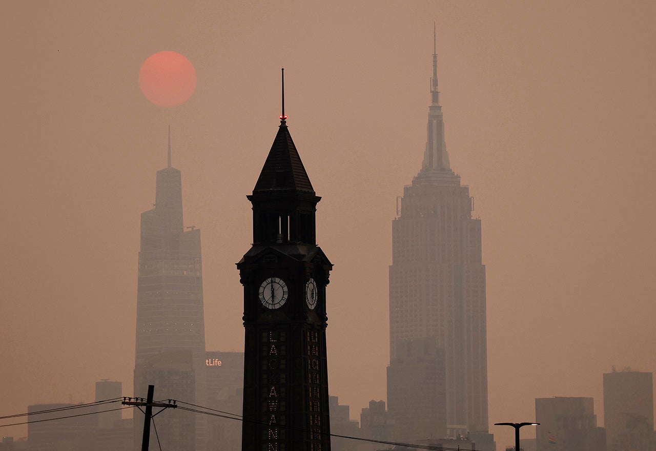 Photos Show Smoke From Canada's Fires Engulfing Parts Of The U.S.
