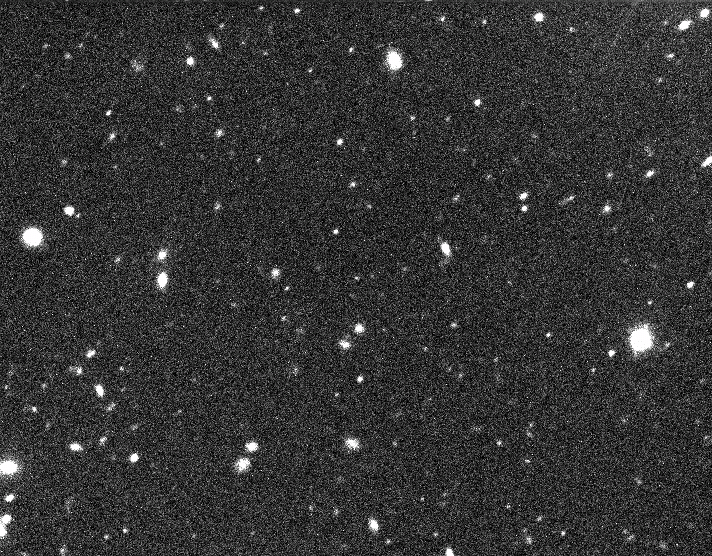 Discovery images of 2015 TG387 taken three hours apart.