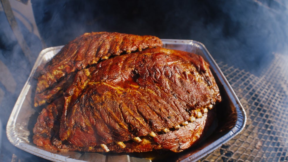 Grilled Root Beer Pork Ribs 