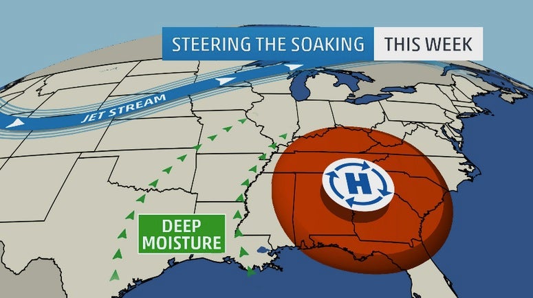 Gulf of Mexico Disturbance (Invest 91-L) Poses Major Flood Threat For ...