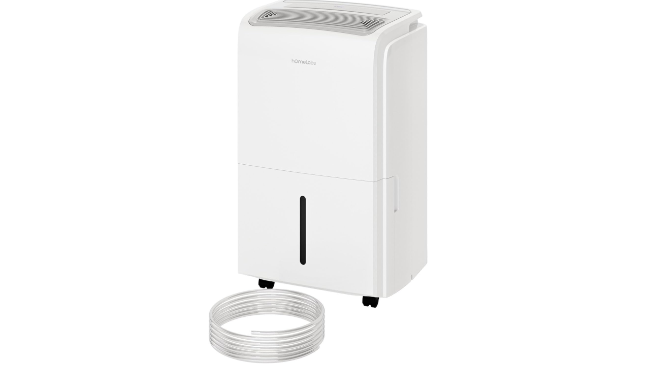 hOmeLabs 3,500 Sq. Ft. (40 Pint) Energy Star Dehumidifier With Pump