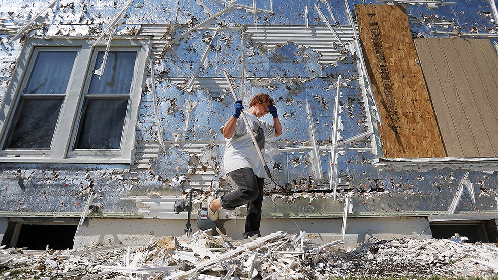 Hailstorm Damages Hundreds of Homes in Pine Bluffs, Wyoming; National