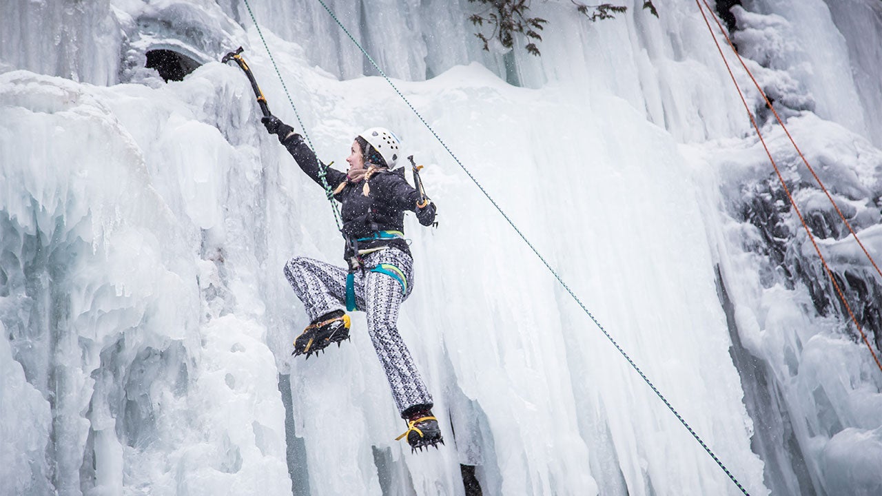 Student Photographer Captures Ice Climber MidRun The Weather Channel