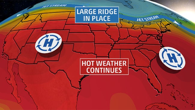 Record Highs Possible in Parts of the Northeast Through Tuesday; Western Heat Expands