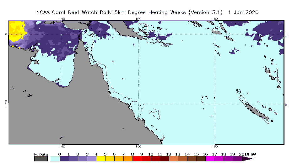 Prolonged Heating near Australia