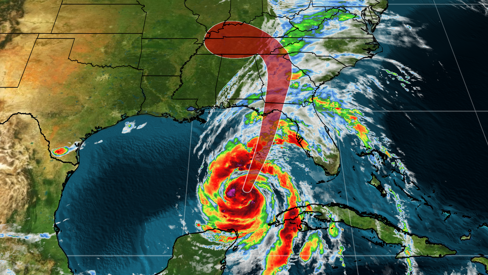 Hurricane Helene Strengthening, Takes Aim At Florida
