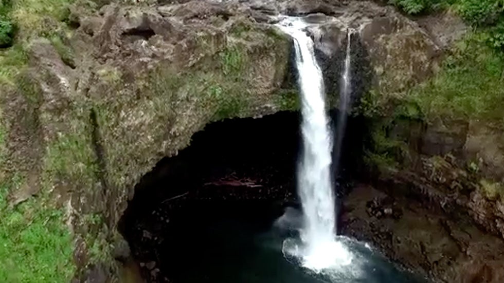 Hawaii’s Rainbow Falls Before and After Hurricane Lane The Weather
