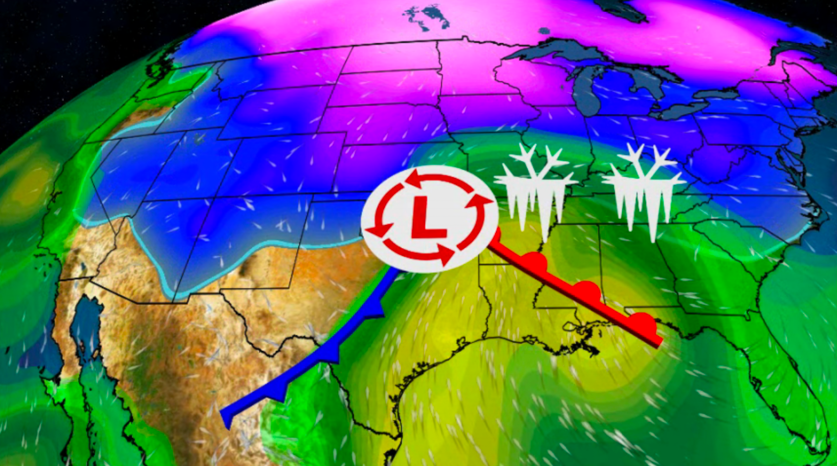 Winter Storm Blair To Coat Parts Of Central US With Ice