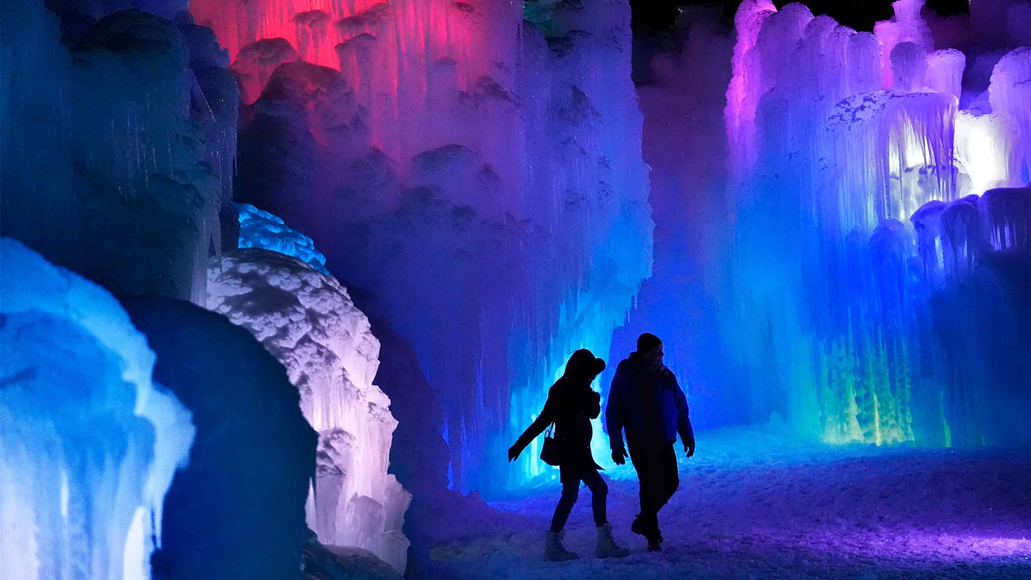 New Hampshire Ice Castles Opens Early Amid Winter Weather