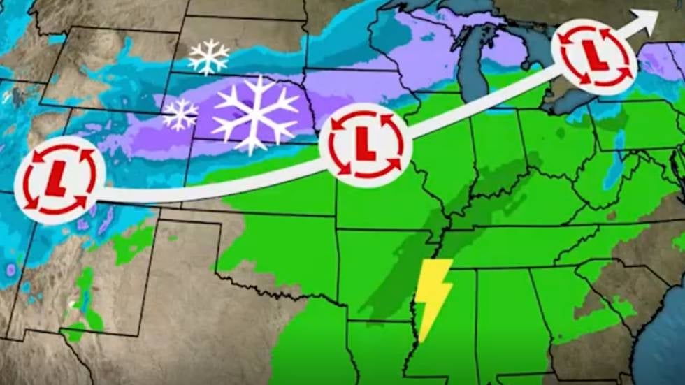 Winter Storm To Move Over The Plains To New England This Week